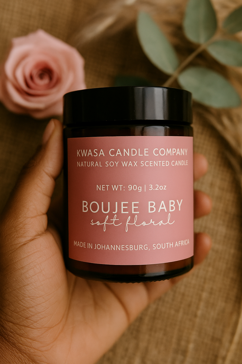 Kwasa! Natural Soy Wax Scented Candle