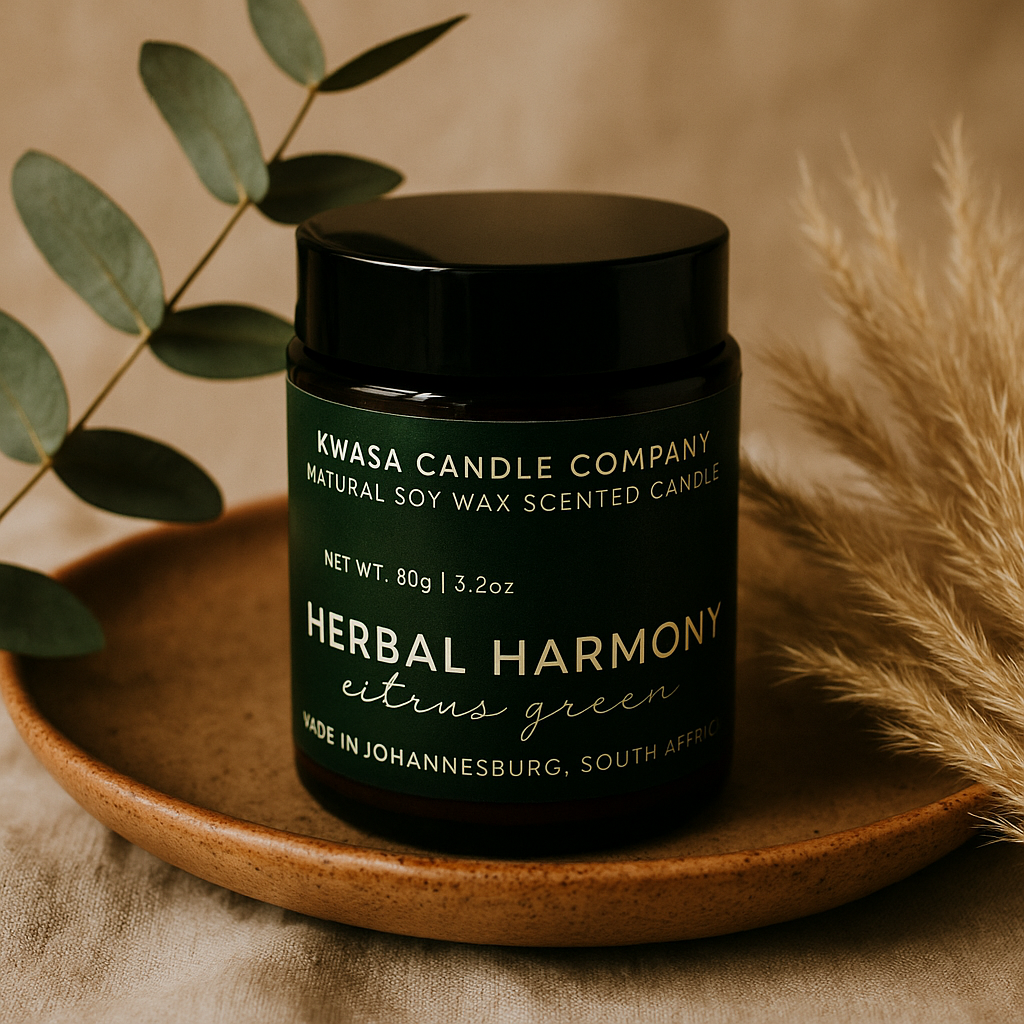 Kwasa! Natural Soy Wax Scented Candle