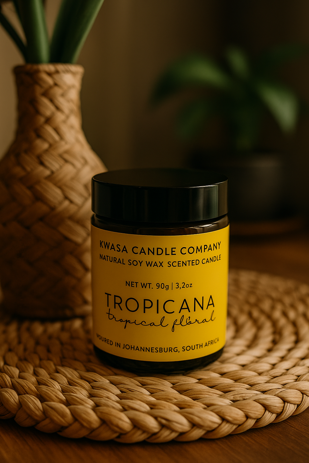 Kwasa! Natural Soy Wax Scented Candle
